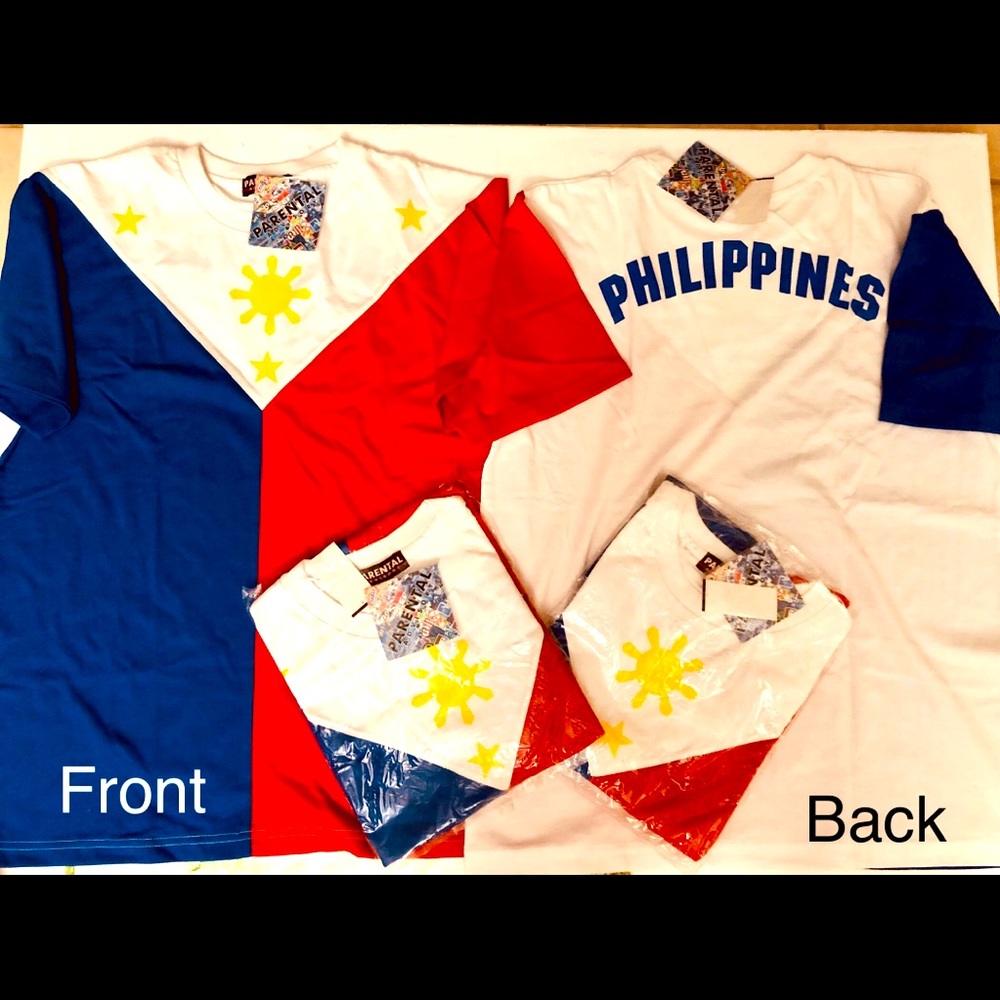 Philippine Flag T-shirt and made in the Philippines.